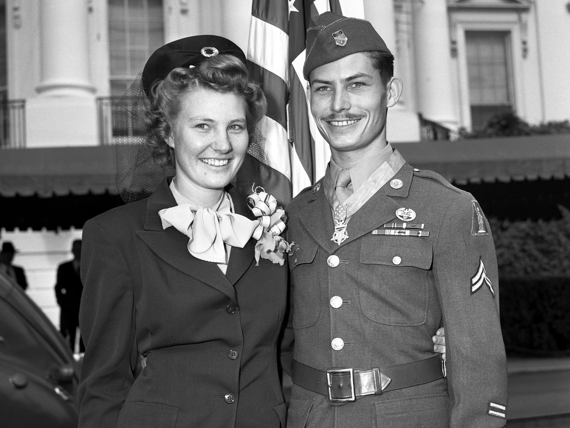 Desmond Doss i jego żona Dorothy Doss.